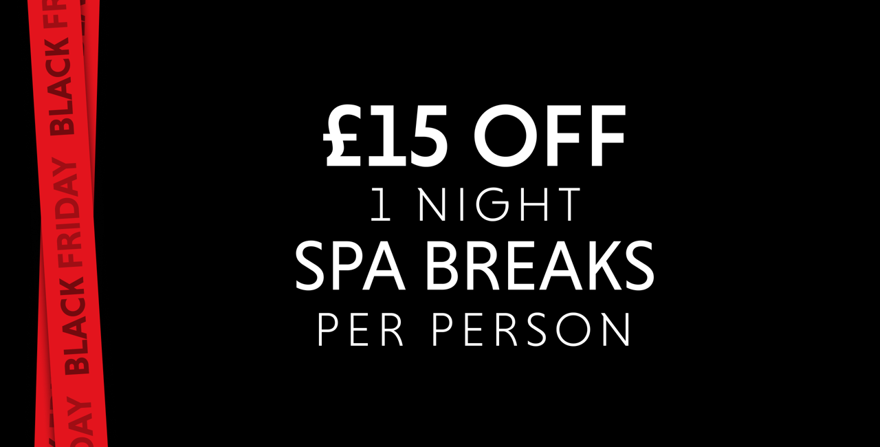 £15 off 1 Night Spa Breaks per person