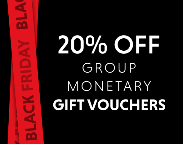 20% off Group Monetary Gift Vouchers